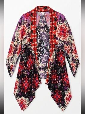 Free People Little Wing All Tous Kaftan Duster Kimono
